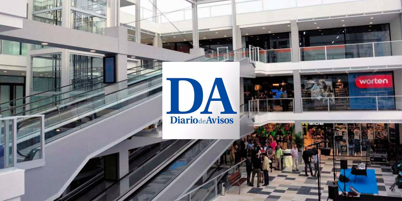 Artículo del Diario de Avisos sobre la apertura del nuevo Centro Comercial Trocadero en La Palma